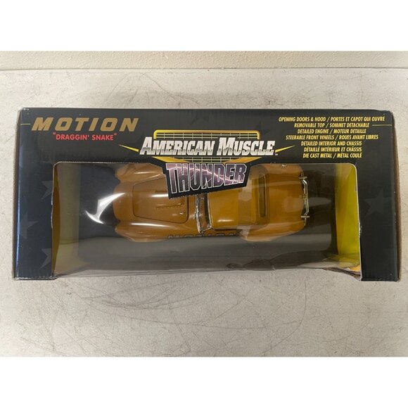 1:18 ERTL Motion Draggin’ Snake Cobra – Diecast Muscle Car - Picture 1 of 7